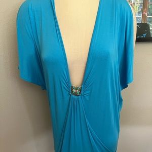 Trim Turk mini dress/ cover up embellished